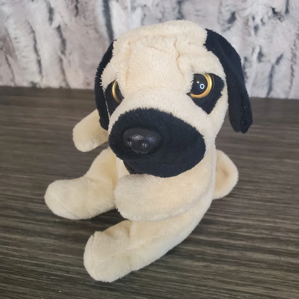 Harley-Davidson Tan Pug Floppy Bean Bag 6